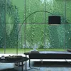 Lampa stojaca - čierna - Solva - kov textil - oblúková Náhľad obrázku produktu 2