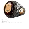 Männlicher Ring, Persönlichkeit, handgraviertes Muster, Produktbild-Vorschau 8