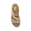 Rieker Damen Klassische Sandalen 64872-90 Farbe: Silber Produktbild-Vorschau 4