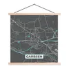 MuchoWow® Textilposter Karte - Stadtplan - Garbsen - Produktbild-Vorschau 1