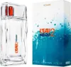 A bottle of Kenzo L'Eau Kenzo Men EDT spray and its packaging are displayed side-by-side. Náhľad obrázku produktu