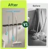 WISYOK Besenhalterung Wand 1pcs, 5 Halter 4 Haken Produktbild-Vorschau 6