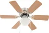 vidaXL Dekorativer Deckenventilator mit Leuchtmittel 82 cm Produktbild-Vorschau 3