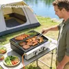 Outsunny Gasgrill 5 KW Tischgrill mit 2 Brenner Grillrost Produktbild-Vorschau 8