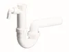Dallmer Röhren-Siphon 100/1 m 1 Waschgeräte-Anschluss 11/2 Anteprima dell’immagine prodotto 1