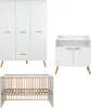 trendteam Babyzimmer 3-teilige Kombination Mats Weiß Produktbild-Vorschau 1