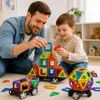 Aluz Magnetische Bausteine 48-teilig mit Rädern, Produktbild-Vorschau 3