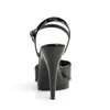 FLAIR-409 Damen Sandale von Fabulicious, Schwarz EU 39, US Produktbild-Vorschau 4