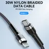 Cavo Wozinsky Wnbcl1 Lightning / Usb-C Pd 30W 1 M - Czarny Anteprima dell’immagine prodotto 6
