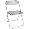 Chaise pliante 1 set fauteuil lounge chaise visiteur gris Voir les images du produit 1