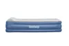 A blue and gray inflatable air mattress is shown against a white background. Produktbild-Vorschau