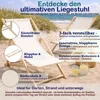 2er Set Liegestuhl Doppelpack Strandliege Liege Stuhl Produktbild-Vorschau 2