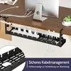 Kabelkanal Schreibtisch, ohne Bohren, Ausziehbarer Produktbild-Vorschau 4