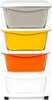 Organisateur de rangement avec 4 tiroirs coulissants, pieds Voir les images du produit 5