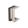 A C-shaped side table with multiple color panels. Produktbild-Vorschau