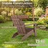 Krzesło COSTWAY Adirondack, odporne na warunki Podgląd zdjęcia produktu 4