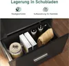 SONNI Schwarz hochglanz Vitrinenschrank mit LED beleuchtung Produktbild-Vorschau 11