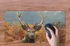 MuchoWow® Mauspad Mousepad Hirsch - Baum - Herbst 60x30 cm Produktbild-Vorschau 3