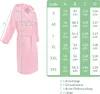 Celodoro Damen und Herren Bademantel mit Kapuze - Rosa M Produktbild-Vorschau 5