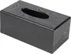 Schwarze Taschentuchbox aus Holz, Serviettenetui, eleganter Produktbild-Vorschau 4