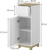 Midi skříňka Vicco Livia Bílá 30 x 80 cm se zásuvkou, Model Náhled obrázku produktu 2