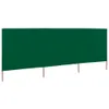 vidaXL 3 pezzi di tessuto frangivento 400 x 80 cm Verde Anteprima dell’immagine prodotto 1