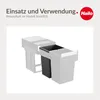 Hailo Seau intérieur 1138999 gris foncé 13 litres 207 x 242 Voir les images du produit 3