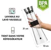 GLASWERK Carafe en verre avec couvercle en acier inoxydable Voir les images du produit 7