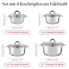 FLORINA Kochtopf Set CLAUDE I 8-teiliges Topfset aus Produktbild-Vorschau 2