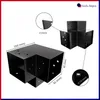 GeZu Impex Pfostenecke für 3 Balken 81 x 81 mm Schwarz Produktbild-Vorschau 2