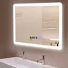 Badspiegel mit Beleuchtung 80x60cm LED Spiegel mit Uhr | Produktbild-Vorschau 9