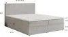 Masseno Boxspringbett NIRA 140x200 cm Komplett-Set mit Produktbild-Vorschau 7