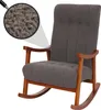 Fotel bujany HWC-K10, leżanka, drewno   tkanina/tkanina Podgląd zdjęcia produktu 1