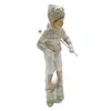 Clayre & Eef Figur Kind 19 cm Rosa Weiß Kunststoff Produktbild-Vorschau 4