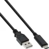 InLine USB 2.0 Kabel, USB-C Stecker an A Stecker, schwarz, Produktbild-Vorschau 4