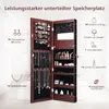 Szafka na biżuterię COSTWAY 120 cm z pełnowymiarowym Podgląd zdjęcia produktu 6
