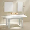 Tavolo da pranzo HOMCOM allungabile, 140/180 x 80 cm, Anteprima dell’immagine prodotto 3