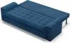 Sofa 3-Sitzer mit Schlaffunktion Foresta, Cord - Dunkelblau Produktbild-Vorschau 3