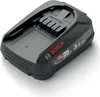 A black and gray Bosch power tool battery pack with red accents is shown on a white background. Anteprima dell’immagine prodotto