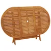 vidaXL Klappbarer Gartentisch 160x85x75 cm Massivholz Produktbild-Vorschau 16