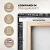 MuchoWow® - Leinwandbilder - Leder - Textur - Schwarz - Produktbild-Vorschau 3