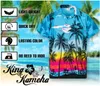 King Kameha Hawaiihemd "Beach" in Türkis Herren Hawaii-Hemd Produktbild-Vorschau 9