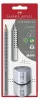 Faber Castell Bleistift Grip Jumbo B silber Rad+Spitzer Produktbild-Vorschau 1