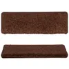 vidaXL Rohožky 15 kusů 65x21x4 cm Hnědá Obdélníkový okraj Náhled obrázku produktu 4