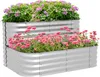 Jardinière surélevée Outsunny en métal, jardinière à deux Voir les images du produit 1