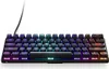 A black Steelseries Apex 9 Mini gaming keyboard with RGB lighting is shown from a front-facing, slightly elevated angle against a white background. Produktbild-Vorschau