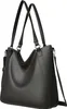 Damen Vegane Shopper Tasche Hobo Bag Umhänge Tasche  30672 Produktbild-Vorschau 2