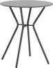 A gray round bistro table with four legs on a white background. Produktbild-Vorschau