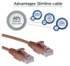 ACT DC9210, 10 m, Cat6, U/UTP (UTP), RJ-45, RJ-45, Brązowy Podgląd zdjęcia produktu 5