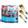 Plid Holzfarbe Schwedenrot 5l + Pinselset 3-tlg. / Innen & Produktbild-Vorschau 1